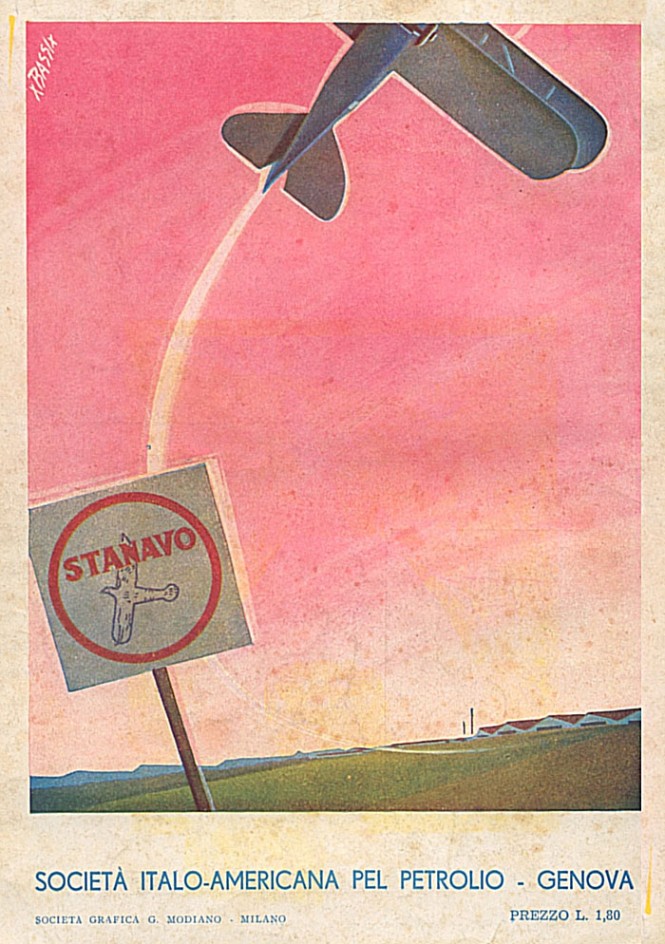 Renzo bassi, poster pubblicitari Stanavo - advertisement posters