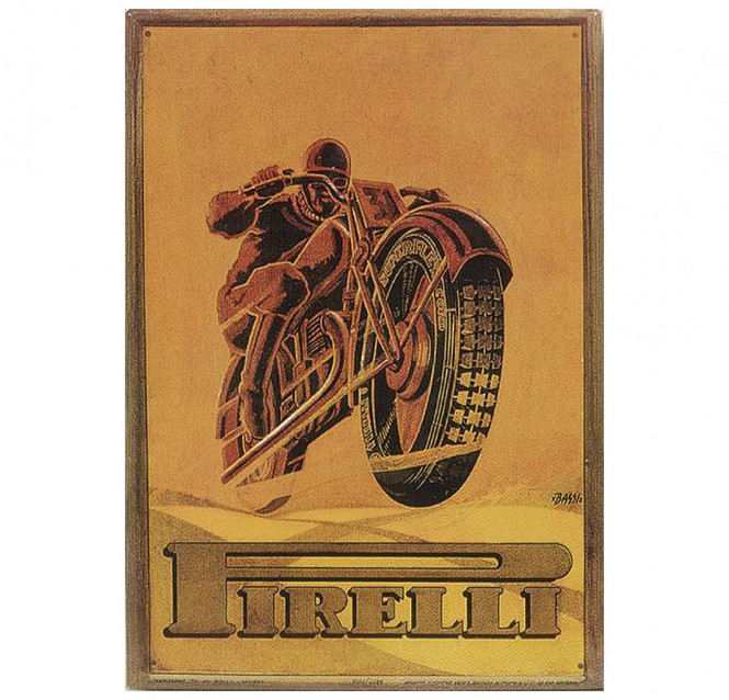Renzo bassi, poster pubblicitari Pirelli - advertisement posters