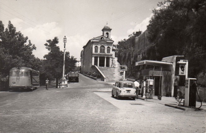 Stazione di servizio Agip, Arpino (Frosinone), 1957